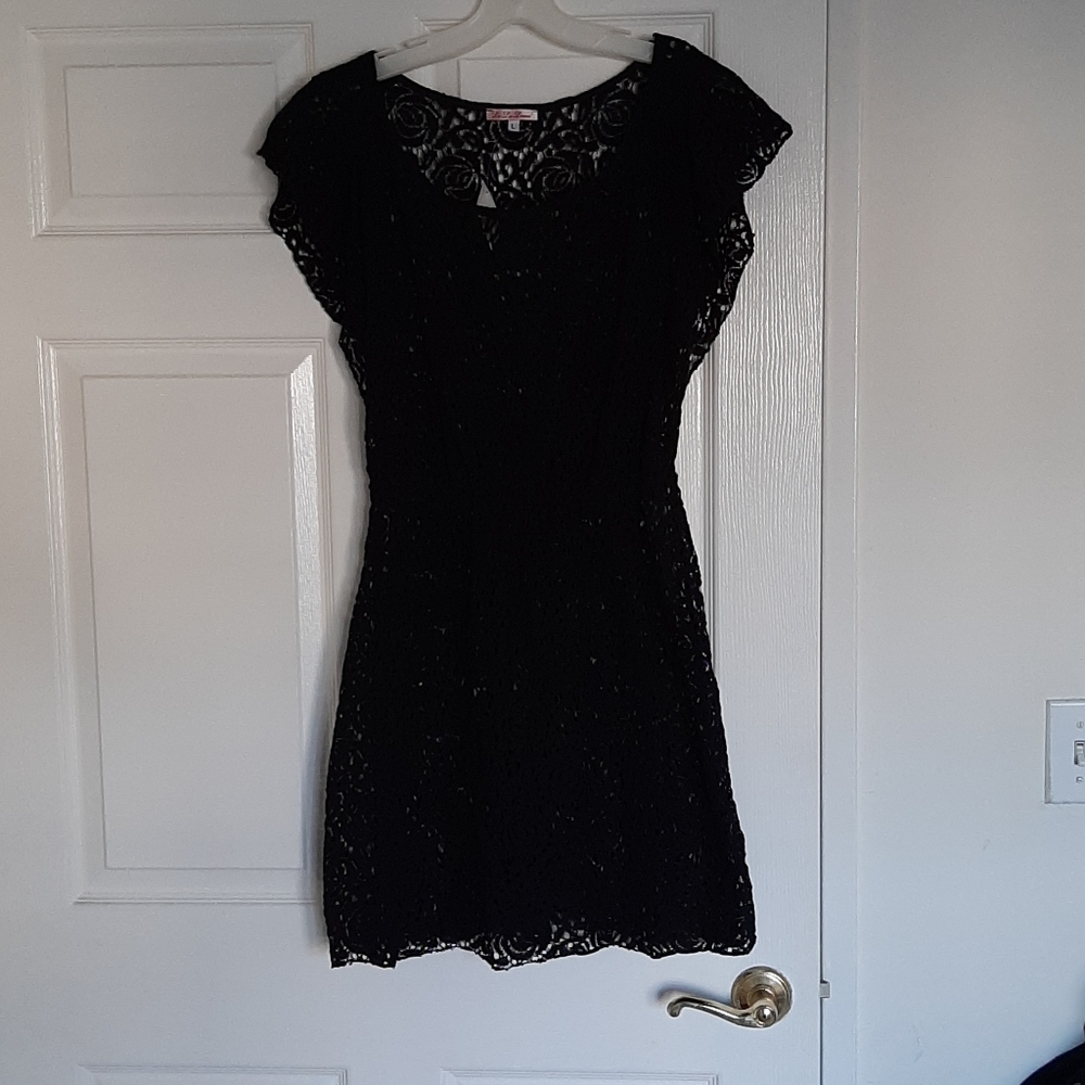 Black chic vintage dress